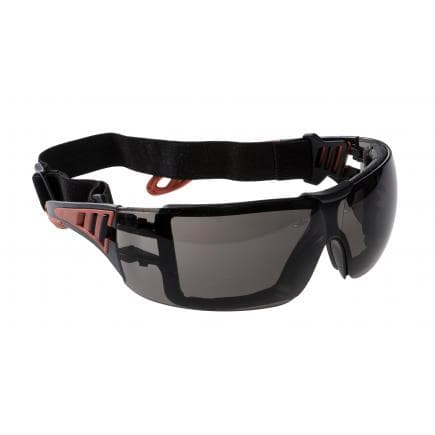 PORTWEST PS11SKR - Lunettes Tech Look Plus, fumé