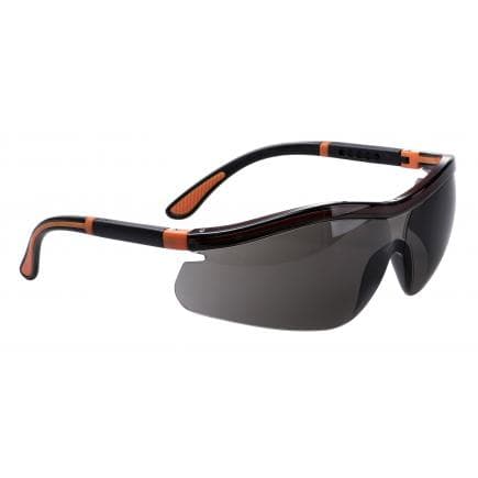 PORTWEST PS34SKR - Lunette de sécurité néon, fumé