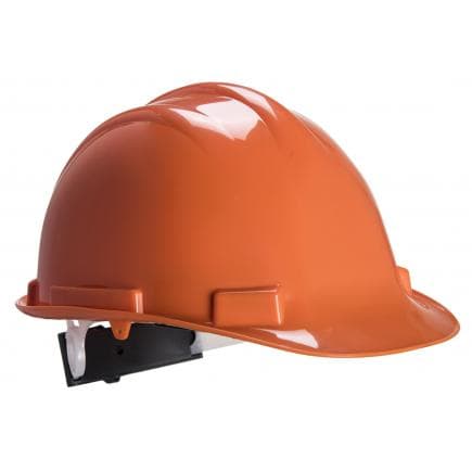 PORTWEST PS57ORR - Casque de sécurité Expertbase à crémaillère, orange
