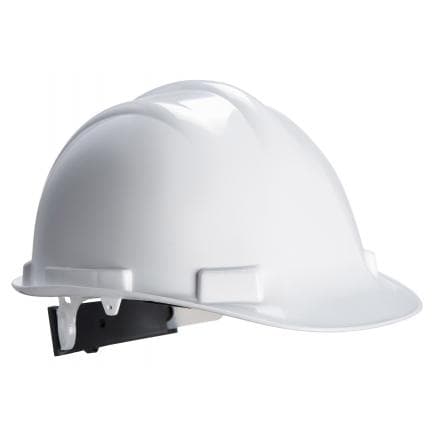 PORTWEST PS57WHR - Casque de sécurité Expertbase à crémaillère, blanc