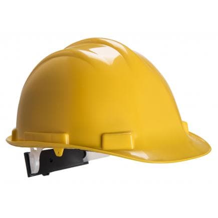 PORTWEST PS57YER - Casque de sécurité Expertbase à crémaillère, jaune