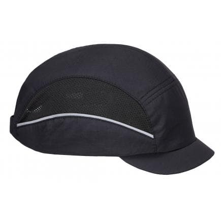 PORTWEST PS69BKR - Casquette anti-heurt airtech micro peak, noir