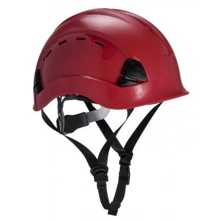 PORTWEST PS73RER - Casque alpiniste height Endurance, rouge