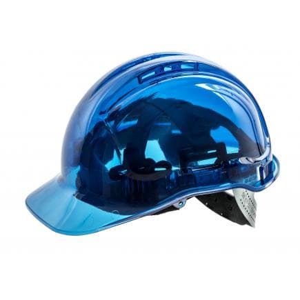 PORTWEST PV50BLU - Casque Peak View ventilé, bleu