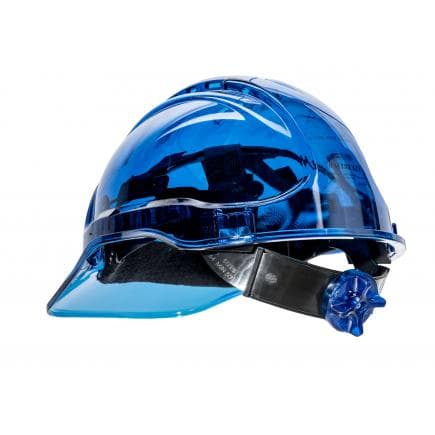 PORTWEST PV64BLU - Casque Peak View plus à crémaillère, bleu