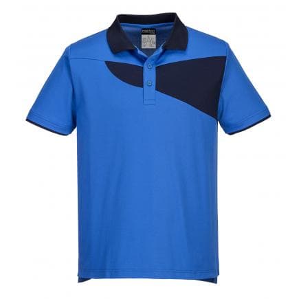 PORTWEST PW210RNAS - Polo PW2 m/c, bleu royal/marine