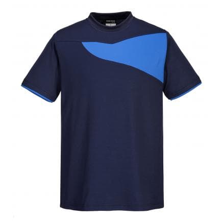PORTWEST PW211NRRS - T-shirt PW2 m/c, marine/royal