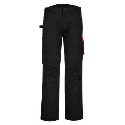 PORTWEST PW240BDR40 - Pantalon de service pw2, noir/rouge