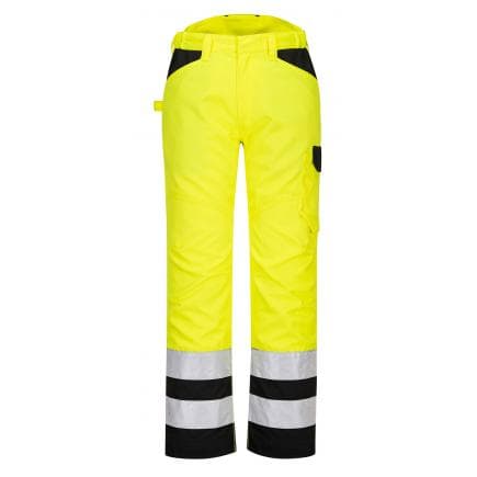 PORTWEST PW241YBR28 - Pantalon de service Hi-Vis pw2, jaune/noir