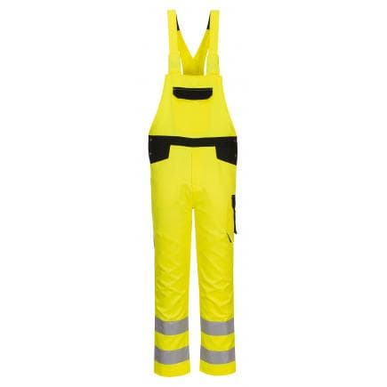 PORTWEST PW244YBRS - Cotte à bretelles haute visibilité pw2, jaune/noir