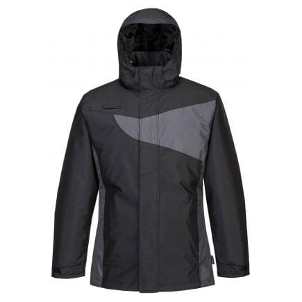 PORTWEST PW260BZRXL - Parka hiver pw2, noir/ zoom gris