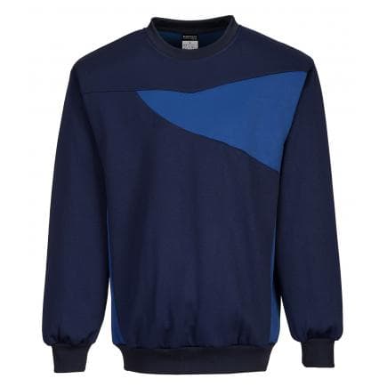 PORTWEST PW273NRRS - Sweatshirt ras du cou pw2, marine/royal
