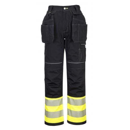 PORTWEST PW307YBR38 - Pantalon Holster PW3 Hi-Vis classe 1, jaune/noir