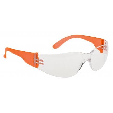 PORTWEST PW32COH - Lunette enveloppante, incolore/oran hv