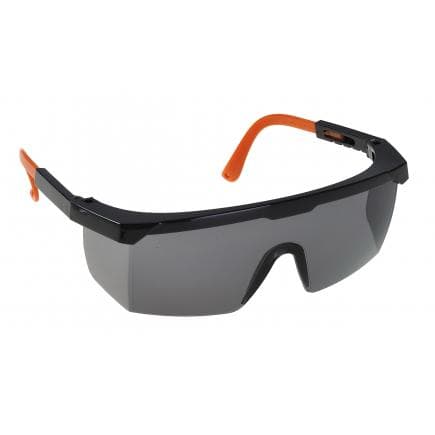 PORTWEST PW33SBO - Lunette Classic Safety, fumé/noir/orange