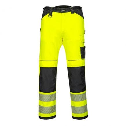 PORTWEST PW340YBS42 - Pantalon PW3 Hi-Vis work, jaune/noir short