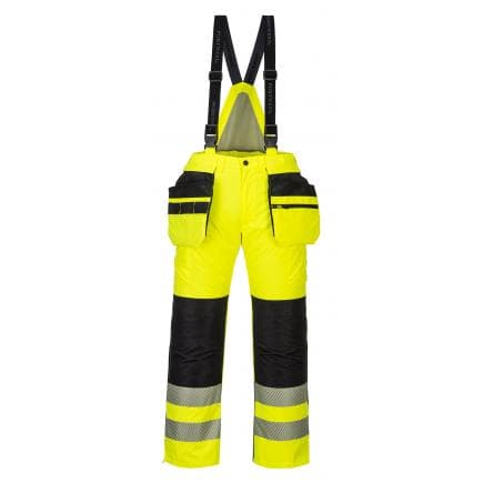 PORTWEST PW351YBRXL - Pantalon d'hiver PW3 haute visibilité, jaune/noir