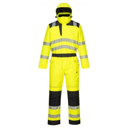 PORTWEST PW352YBRM - Combinaison d'hiver PW3 haute visibilité, jaune/noir