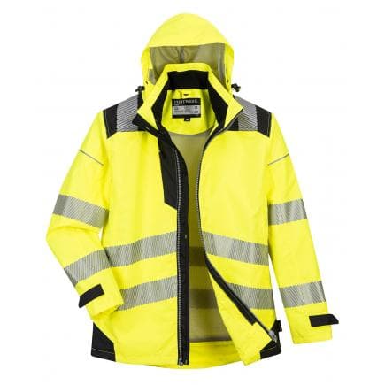 PORTWEST PW365YBRS - Blouson PW3 3-en-1 haute visibilité, jaune/noir