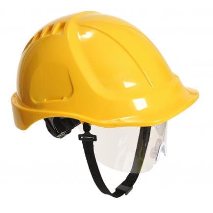 PORTWEST PW54YER - Casque à visiere Endurance Plus visor, jaune