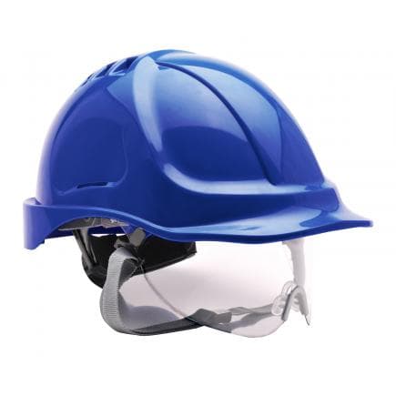 PORTWEST PW55RBR - Casque Endurance visor, bleu royal
