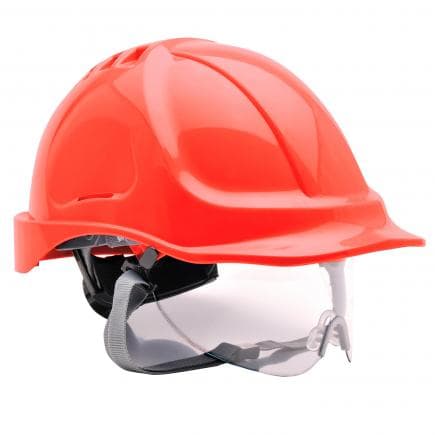 PORTWEST PW55RER - Casque Endurance visor, rouge