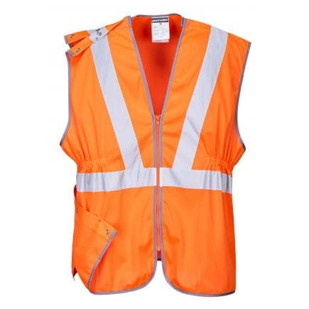 PORTWEST RT20ORRL - Gilet HV long RIS, orange