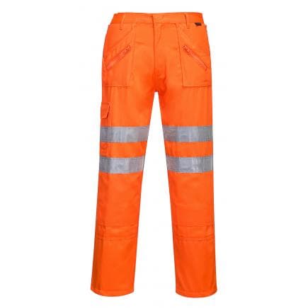 PORTWEST RT47ORRXXL - Pantalon Action rail, orange