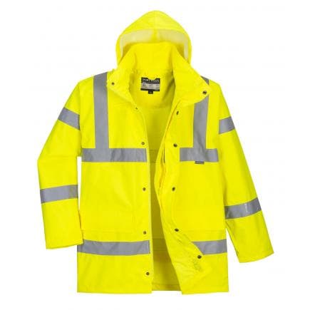 PORTWEST RT60YERM - Parka respirante Hi-Vis, jaune