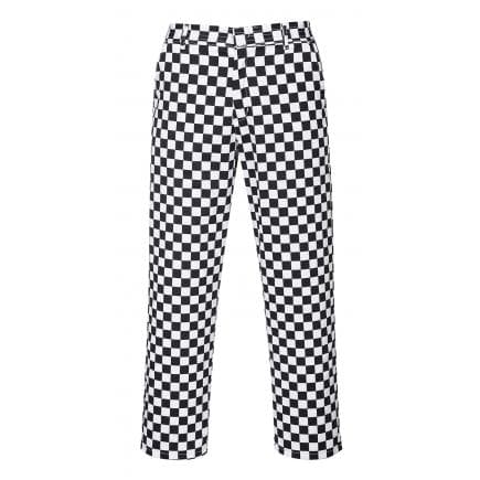 PORTWEST S068CBRXS - Pantalon cuisine harrow, damier