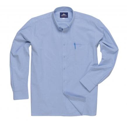 PORTWEST S117BLUS - Chemise entretien facile manches longues, bleu