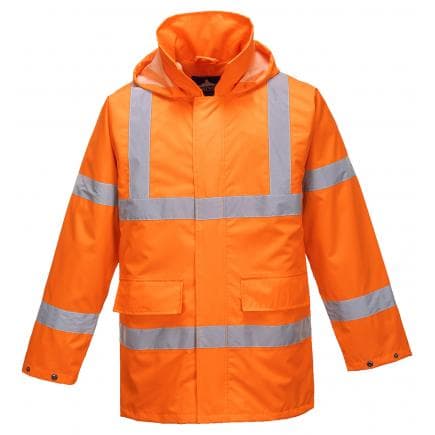 PORTWEST S160ORRL - Veste de pluie Lite Traffic, orange