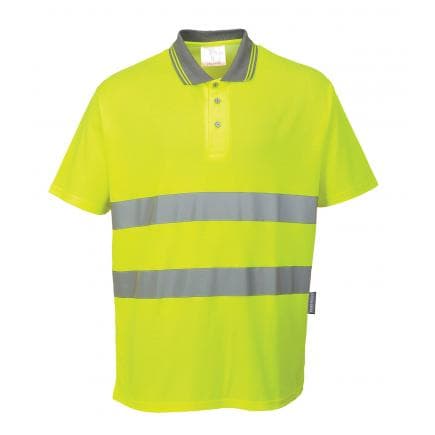 PORTWEST S171YERM - Polo confort coton, jaune