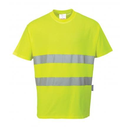 PORTWEST S172YERL - Tee-shirt confort coton, jaune