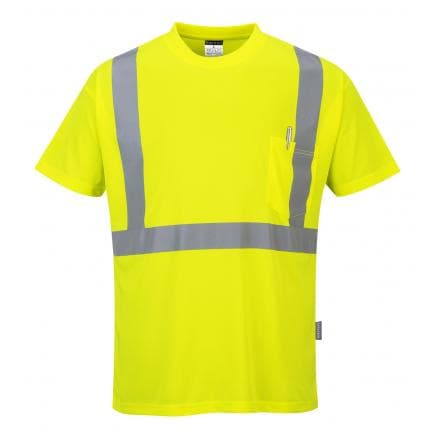 PORTWEST S190YERL - T-shirt Hi-Vis pocket, jaune