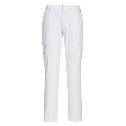 PORTWEST S231WHR32 - Pantalon Combat slim stretch, blanc