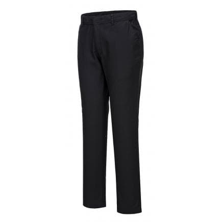 PORTWEST S232BKR36 - Pantalon chino strech coupe slim, noir