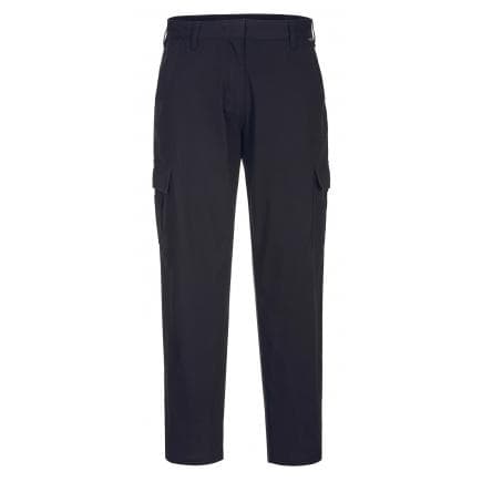 PORTWEST S233BKR30 - Pantalon cargo extensible pour femmes, noir