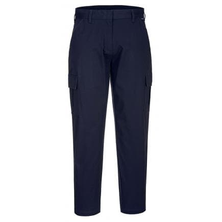 PORTWEST S233DNR36 - Pantalon cargo extensible pour femmes, marine foncé