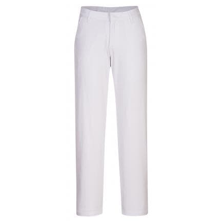 PORTWEST S235WHR40 - Pantalon femme chino slim, blanc