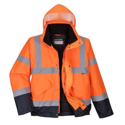 PORTWEST S266ONRM - Blouson HV bicolore, orange/marine