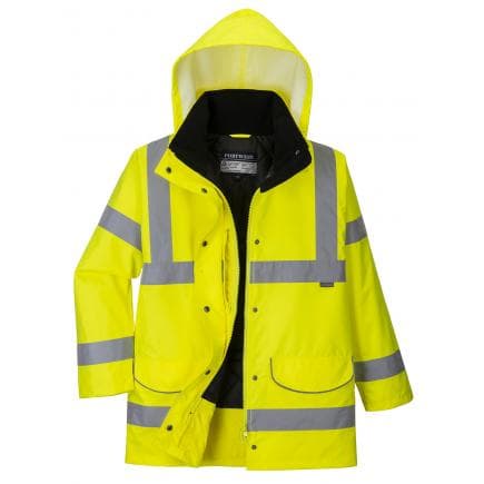 PORTWEST S360YERXS - Parka femme Hi-Vis traffic, jaune