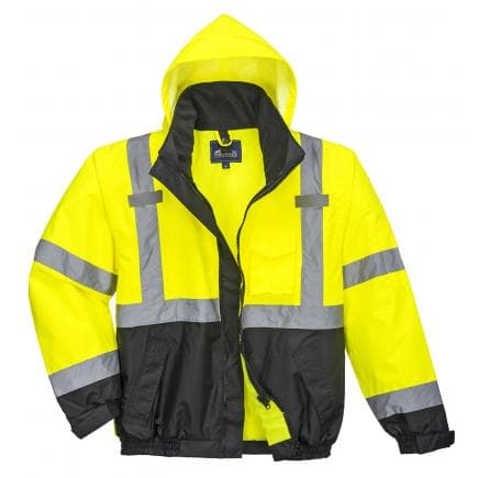 PORTWEST S365YBRXXXL - Blouson haute visibilité Premium 3 en 1, jaune/noir