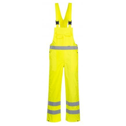 PORTWEST S388YERL - Cotte à bretelles Hi-Vis non doublée, jaune