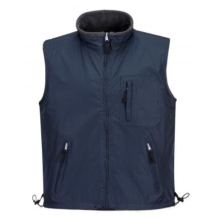 PORTWEST S418NARL - Bodywarmer rs reversible, marine