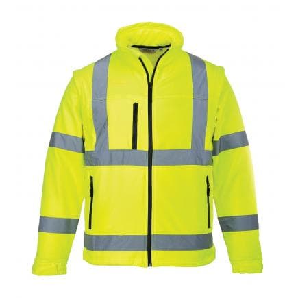 PORTWEST S428YERL - Blouson Hi-Vis Softshell (3 couches), jaune