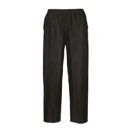 PORTWEST S441BKRM - Pantalon de pluie Classic, noir