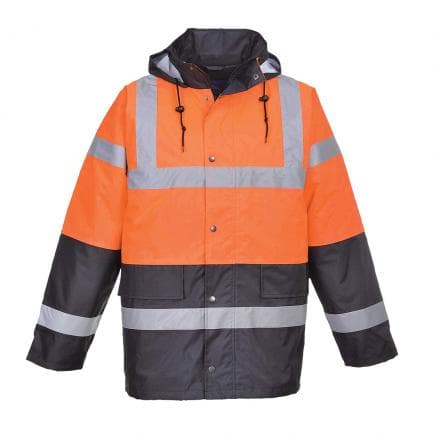 PORTWEST S467ORR4XL - Parka HV bicolore, orange
