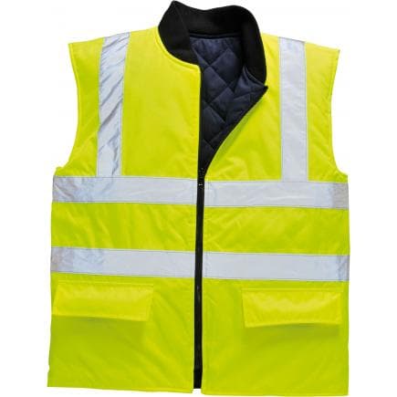 PORTWEST S469YERXL - Gilet HV réversible, jaune