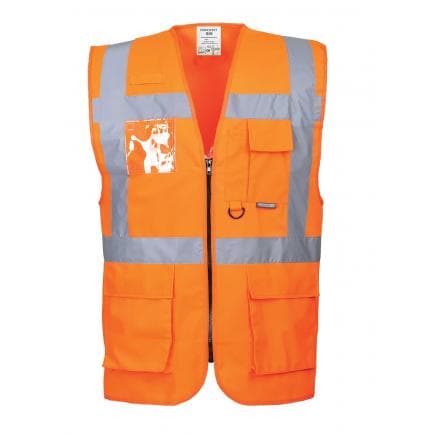 PORTWEST S476ORRL - Gilet Hi-Vis Executive-berlin, orange